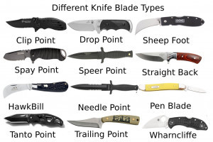 different knife blades
